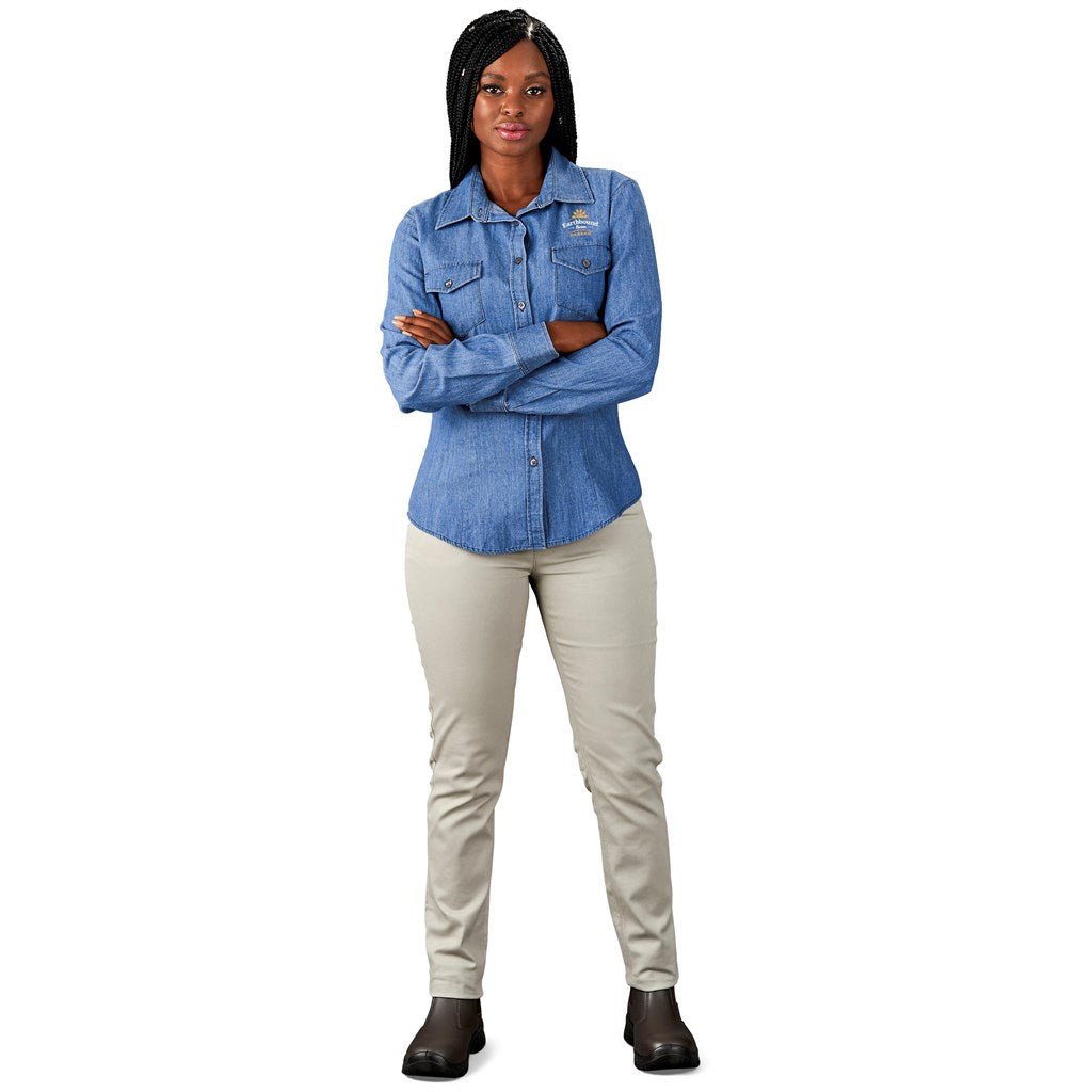 Ladies Long Sleeve Eastwood Shirt - Brand your company Logo! Get a quote - Promo Lingo