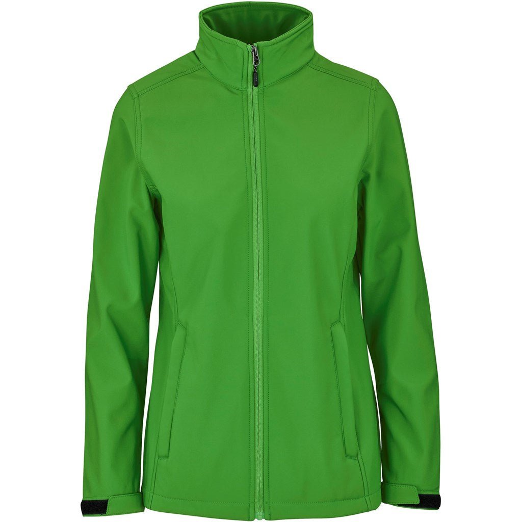 Ladies Maxson Softshell Jacket - Green - Brand your company Logo! Get a quote - Promo Lingo