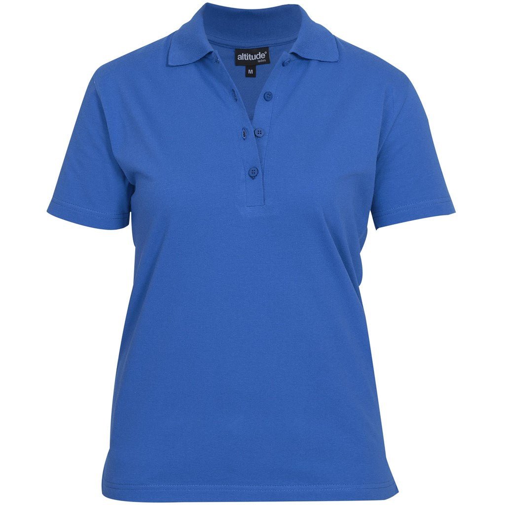Ladies Michigan Golf Shirt - Royal Blue - Brand your company Logo! Get a quote - Promo Lingo