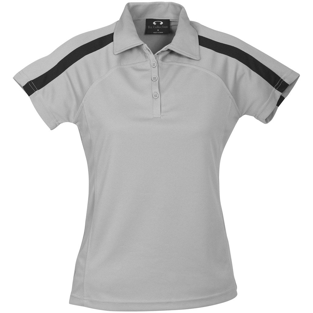 Ladies Monte Carlo Golf Shirt - Grey - Brand your company Logo! Get a quote - Promo Lingo