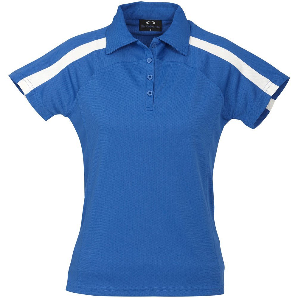 Ladies Monte Carlo Golf Shirt - Royal Blue - Brand your company Logo! Get a quote - Promo Lingo