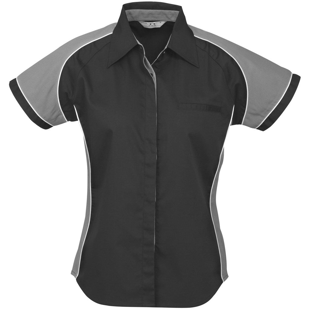 Ladies Nitro Pitt Shirt - Grey - Brand your company Logo! Get a quote - Promo Lingo