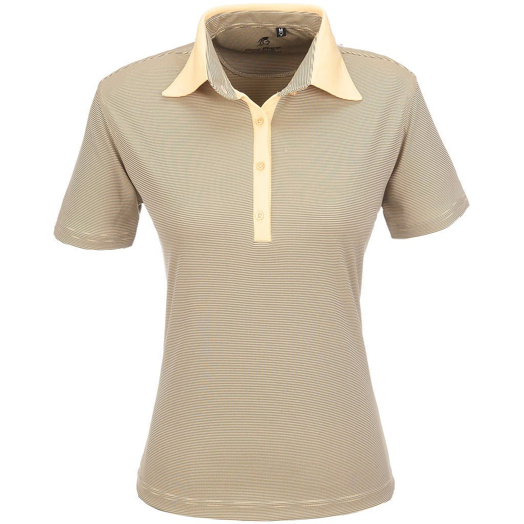 Ladies Pensacola Golf Shirt - Yellow - Brand your company Logo! Get a quote - Promo Lingo