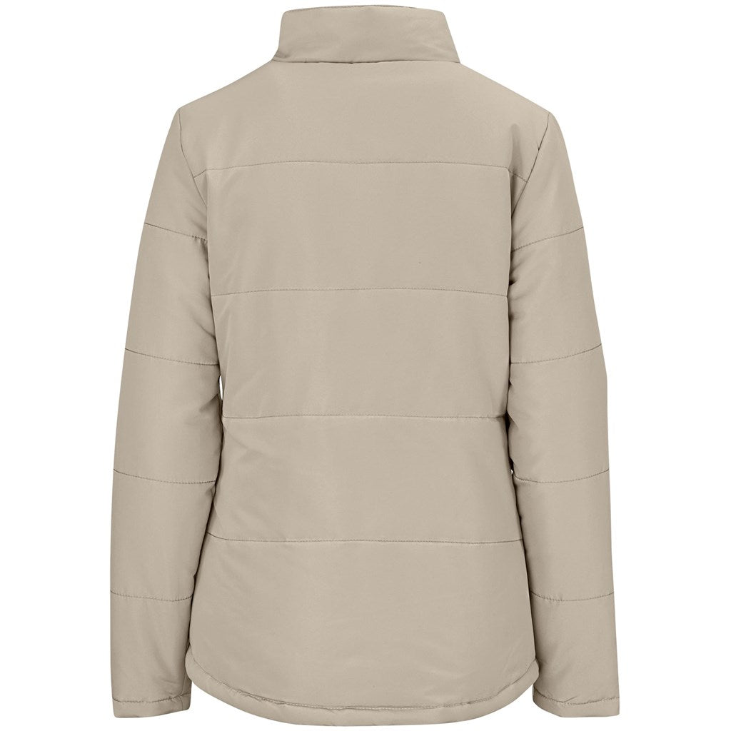 Ladies Rego Jacket - Khaki - Brand your company Logo! Get a quote - Promo Lingo