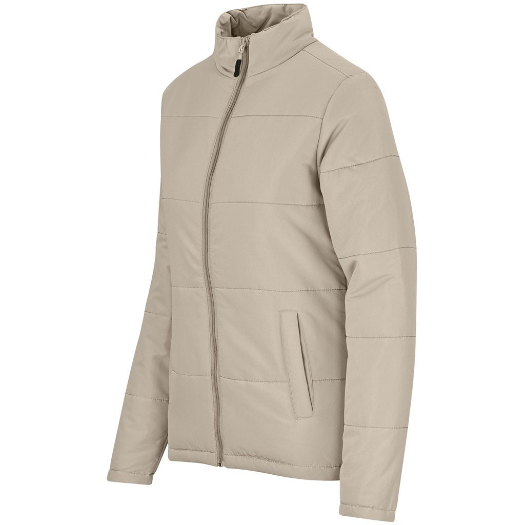 Ladies Rego Jacket - Khaki - Brand your company Logo! Get a quote - Promo Lingo