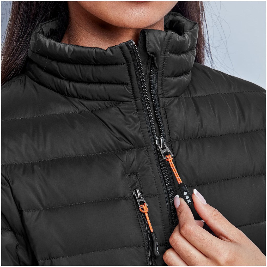 Ladies Scotia Light Down Jacket - Black - Brand your company Logo! Get a quote - Promo Lingo