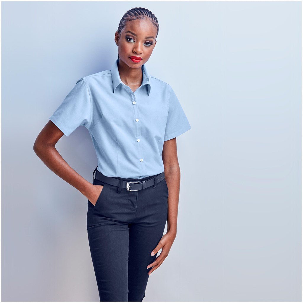 Ladies Short Sleeve Aspen Shirt - Brand your company Logo! Get a quote - Promo Lingo