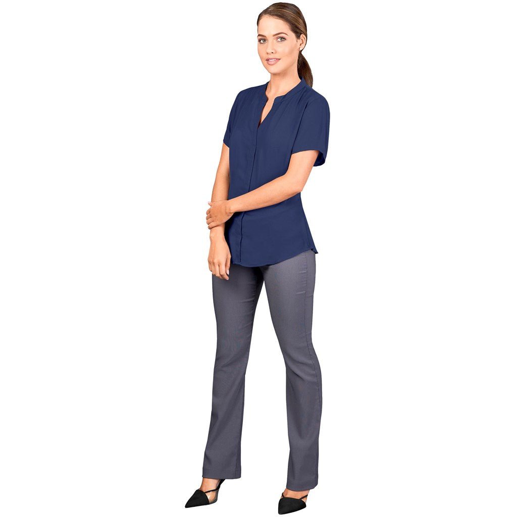 Ladies Short Sleeve Ava Blouse - Brand your company Logo! Get a quote - Promo Lingo