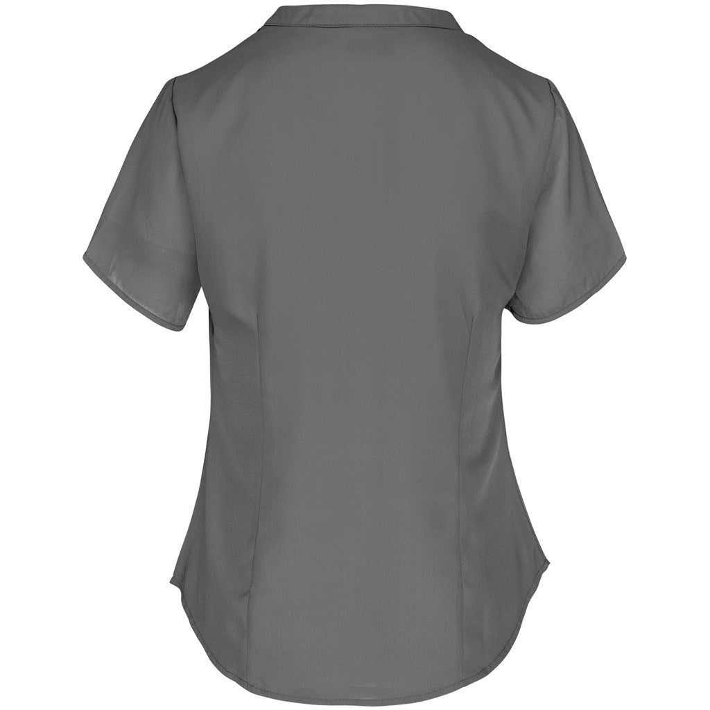 Ladies Short Sleeve Ava Blouse - Brand your company Logo! Get a quote - Promo Lingo