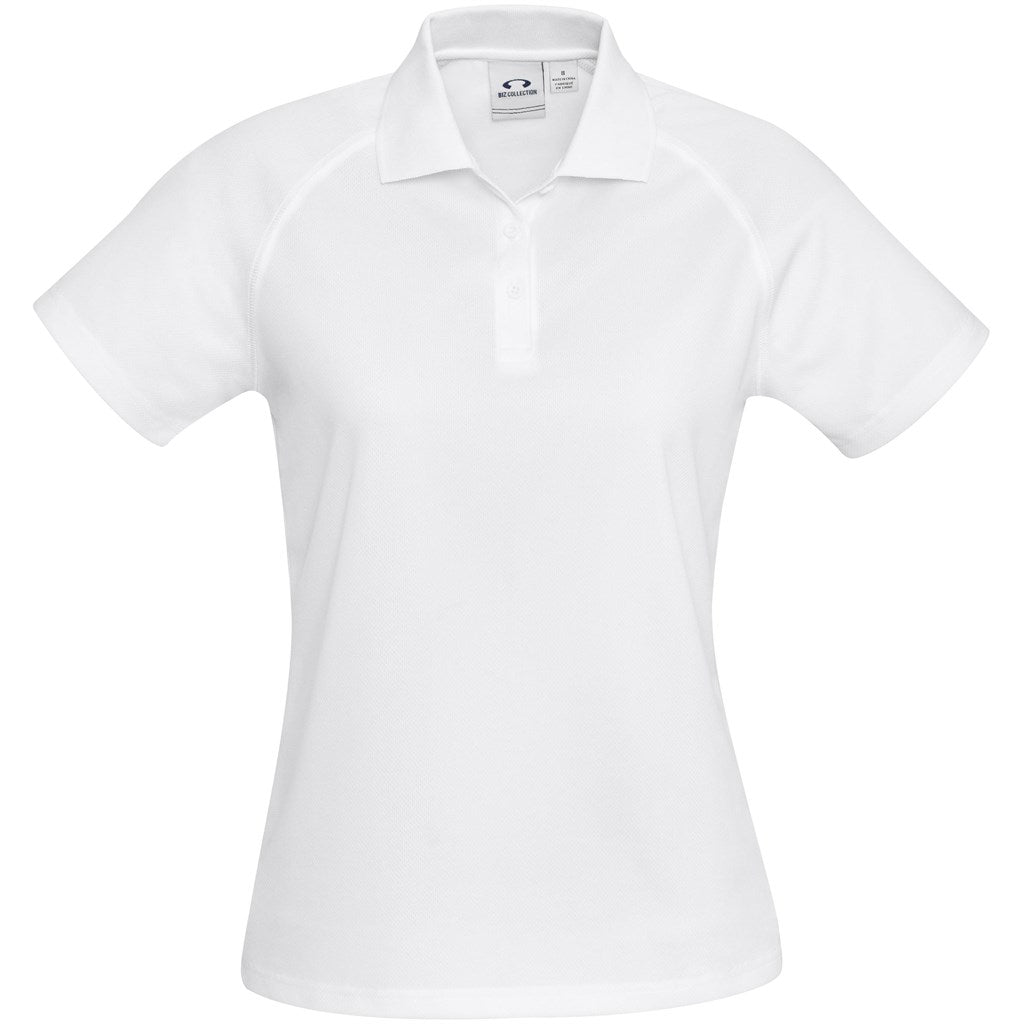 Ladies Sprint Golf Shirt - White - Brand your company Logo! Get a quote - Promo Lingo