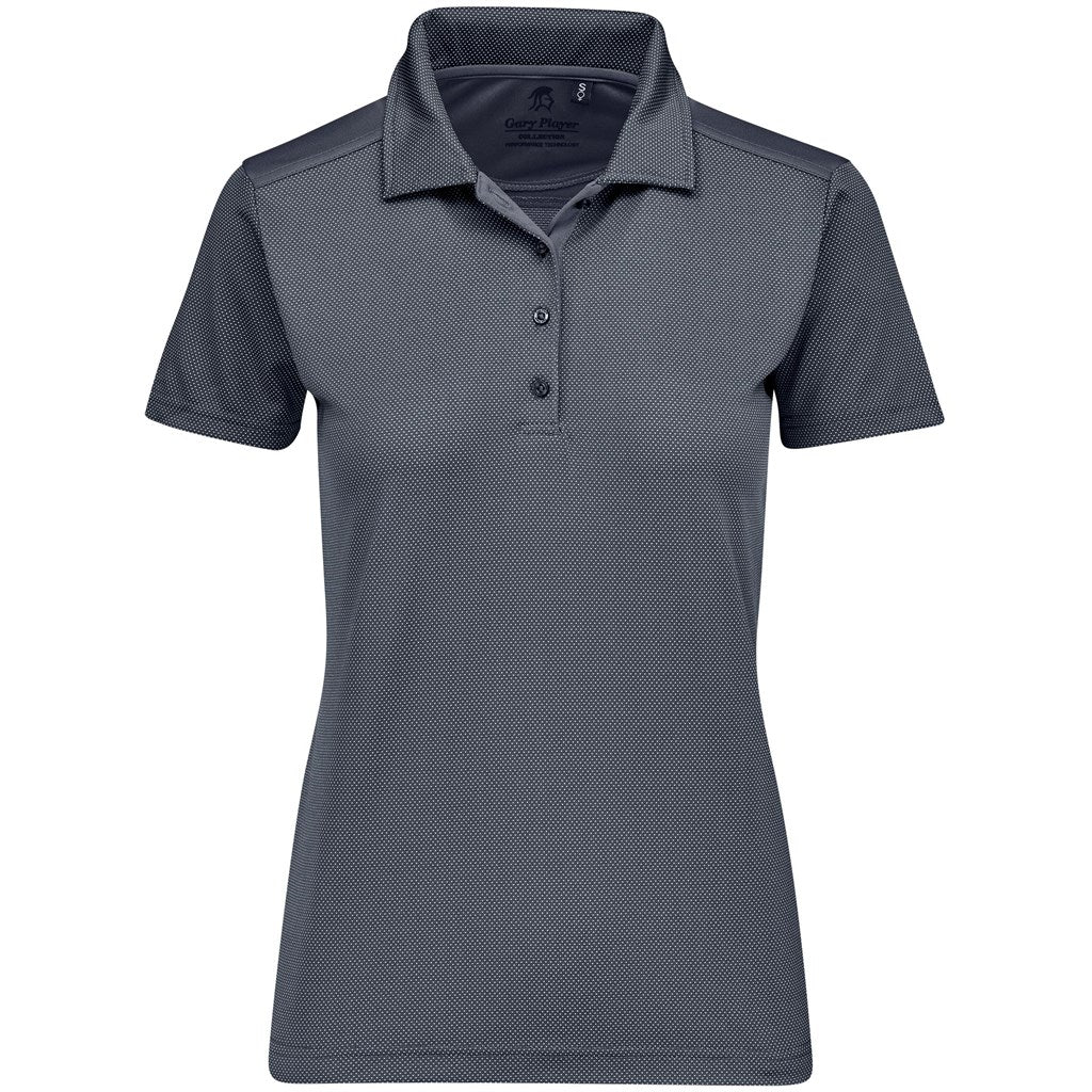 Ladies Sterling Ridge Golf Shirt - Grey - Brand your company Logo! Get a quote - Promo Lingo