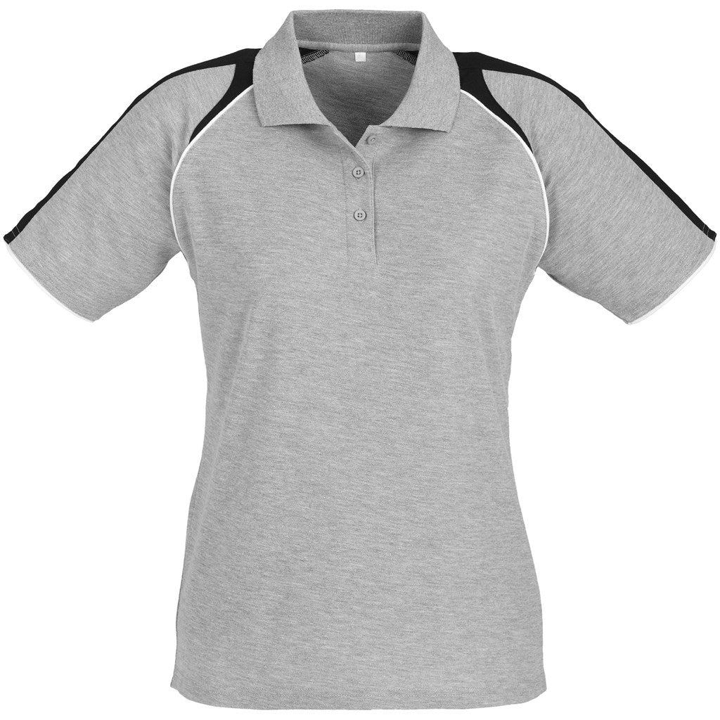 Ladies Triton Golf Shirt - Grey - Brand your company Logo! Get a quote - Promo Lingo