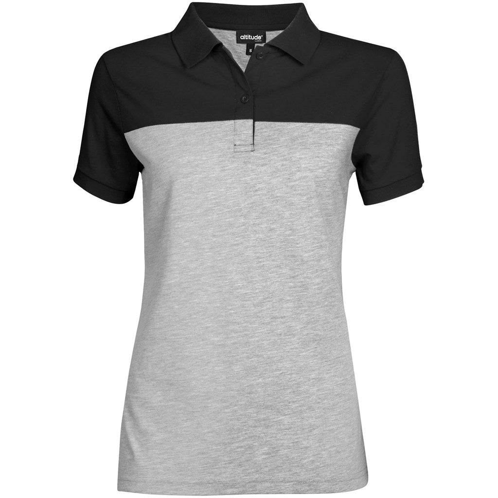 Ladies Urban Golf Shirt - Black - Brand your company Logo! Get a quote - Promo Lingo