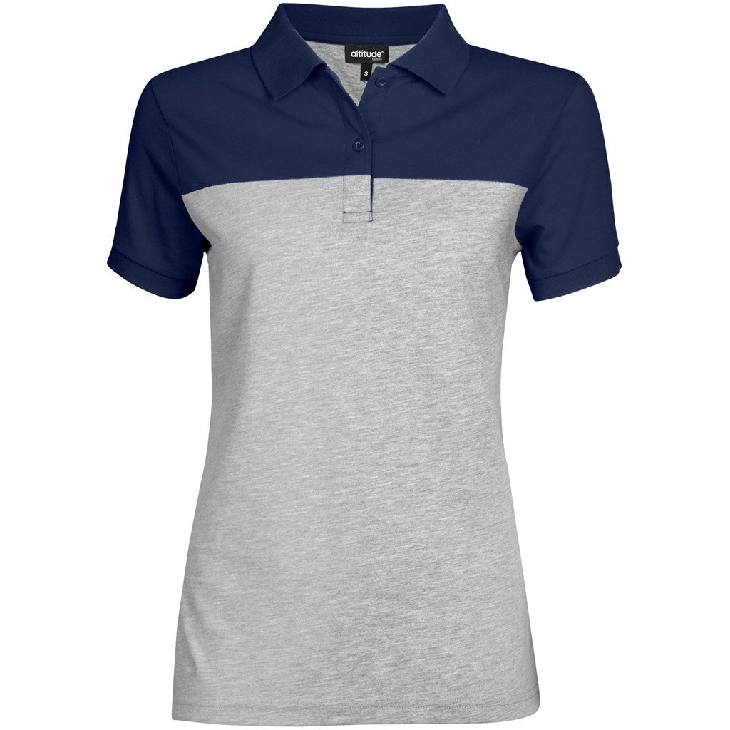Ladies Urban Golf Shirt - Navy - Brand your company Logo! Get a quote - Promo Lingo