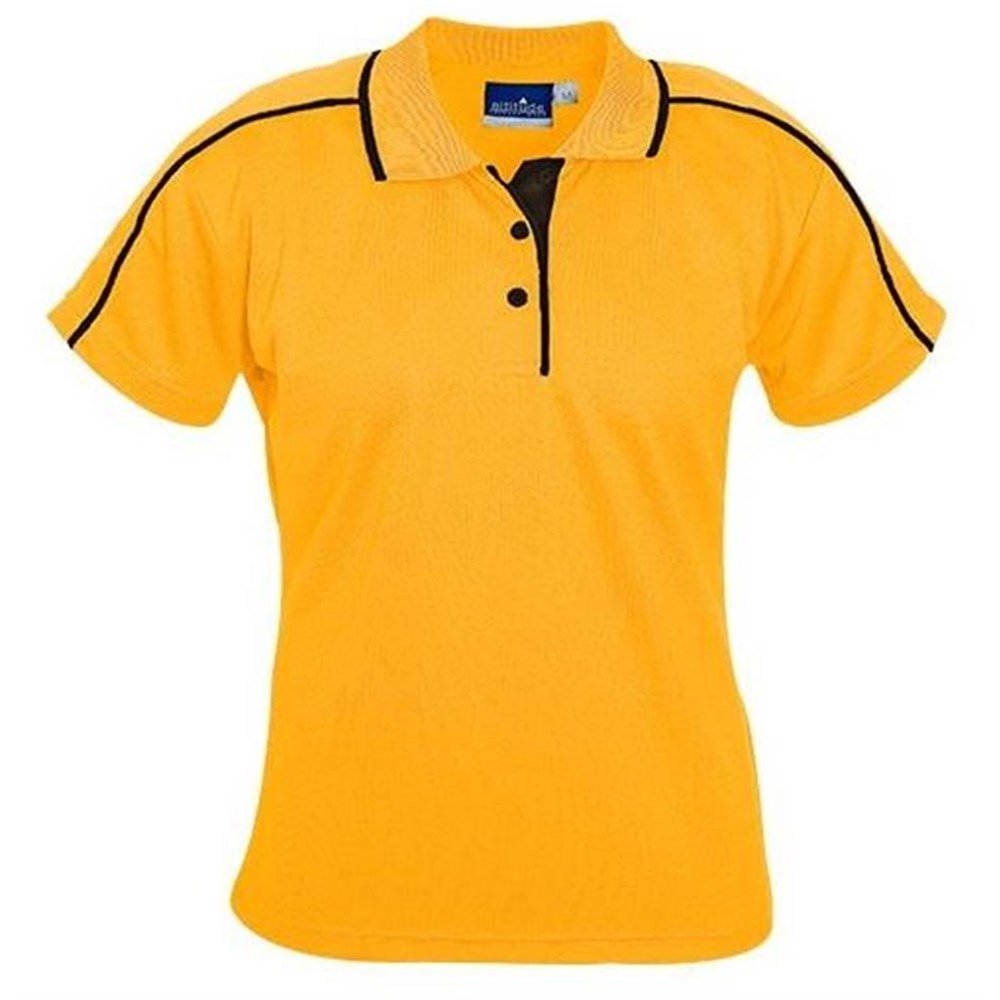 Ladies Vegas Golf Shirt - Yellow - Brand your company Logo! Get a quote - Promo Lingo