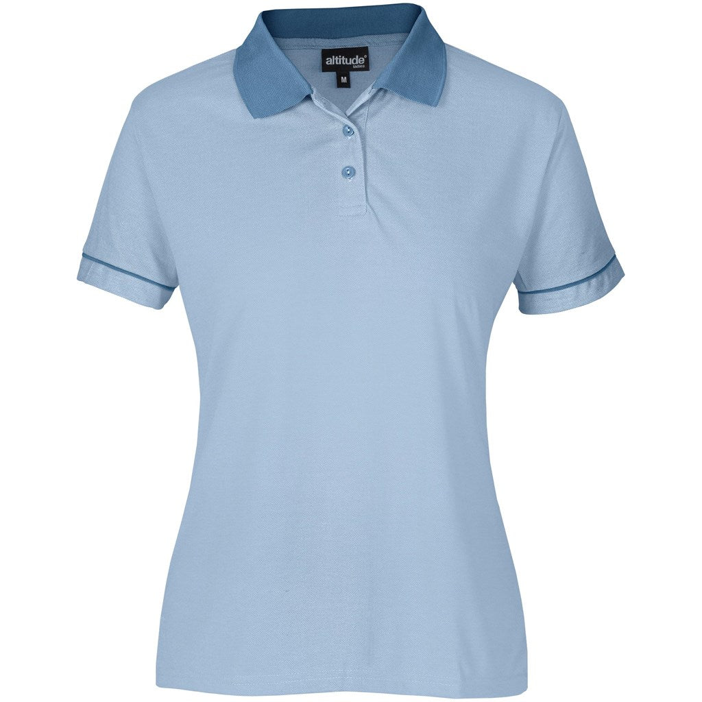 Ladies Verge Golf Shirt - Light Blue - Brand your company Logo! Get a quote - Promo Lingo