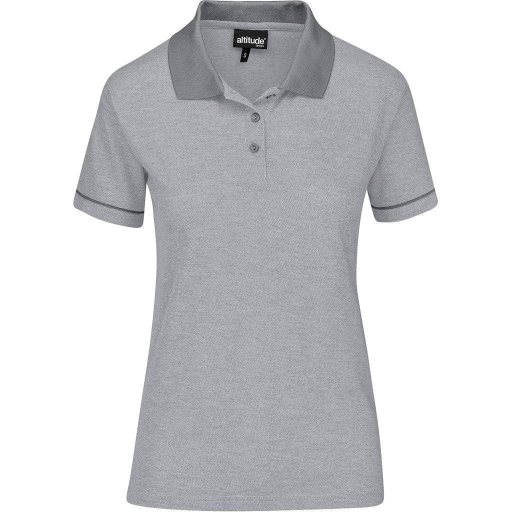 Ladies Verge Golf Shirt - Light Grey - Brand your company Logo! Get a quote - Promo Lingo