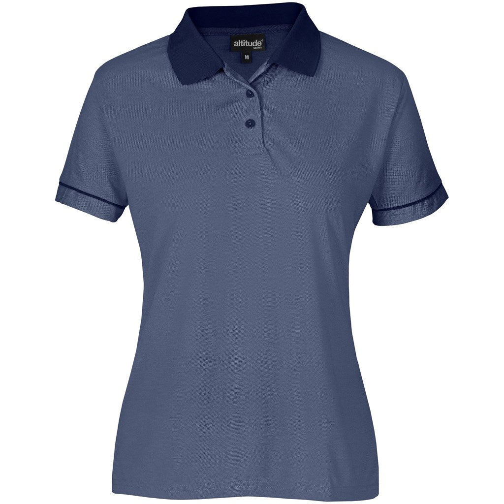 Ladies Verge Golf Shirt - Navy - Brand your company Logo! Get a quote - Promo Lingo