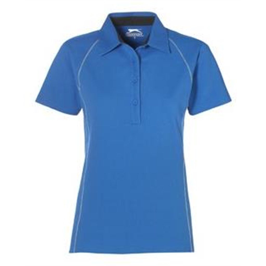Ladies Victory Golf Shirt - Blue - Brand your company Logo! Get a quote - Promo Lingo