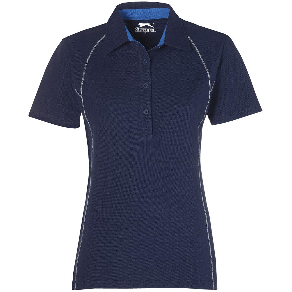 Ladies Victory Golf Shirt - Navy - Brand your company Logo! Get a quote - Promo Lingo