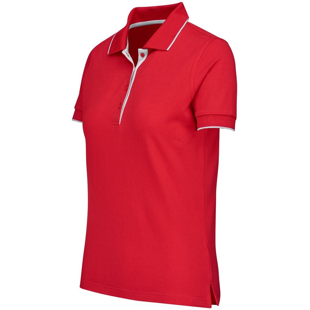 Ladies Wentworth Golf Shirt - Red - Brand your company Logo! Get a quote - Promo Lingo