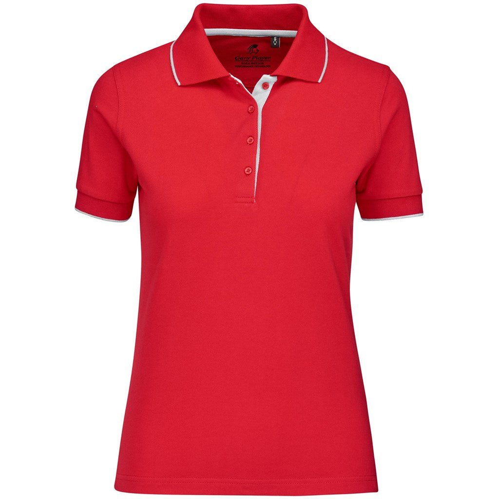 Ladies Wentworth Golf Shirt - Red - Brand your company Logo! Get a quote - Promo Lingo