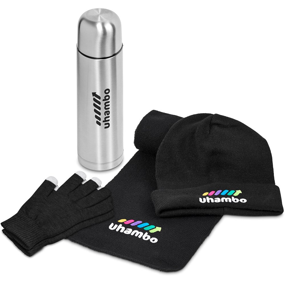 Landon Winter Gift Set for Cozy Seasonal Comfort - Brand your company Logo! Get a quote - Promo Lingo
