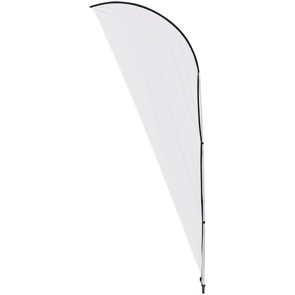 Legend 2M Sublimated Sharkfin Double - Sided Flying Banner - 1 complete unit - Brand your company Logo! Get a quote - Promo Lingo