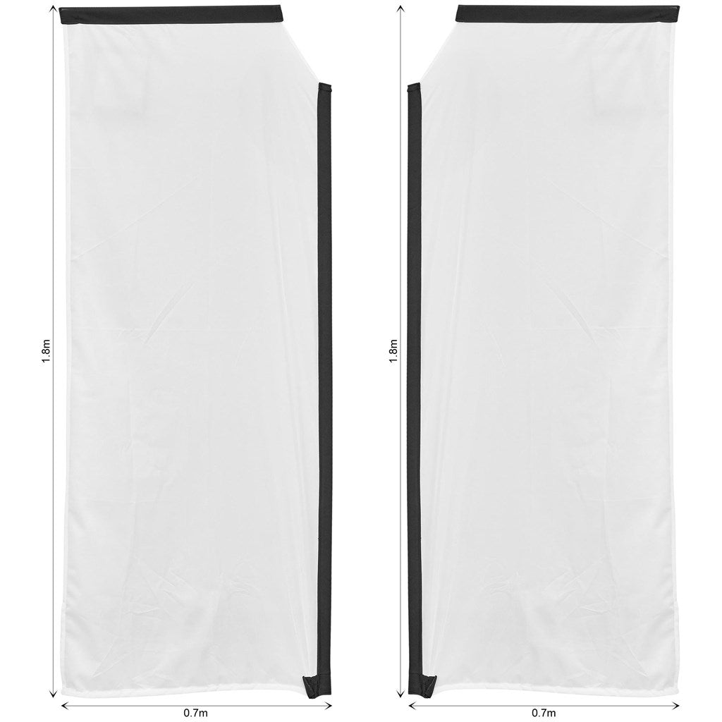 Legend 2m Sublimated Telescopic Double - Sided Banner Skin - Brand your company Logo! Get a quote - Promo Lingo