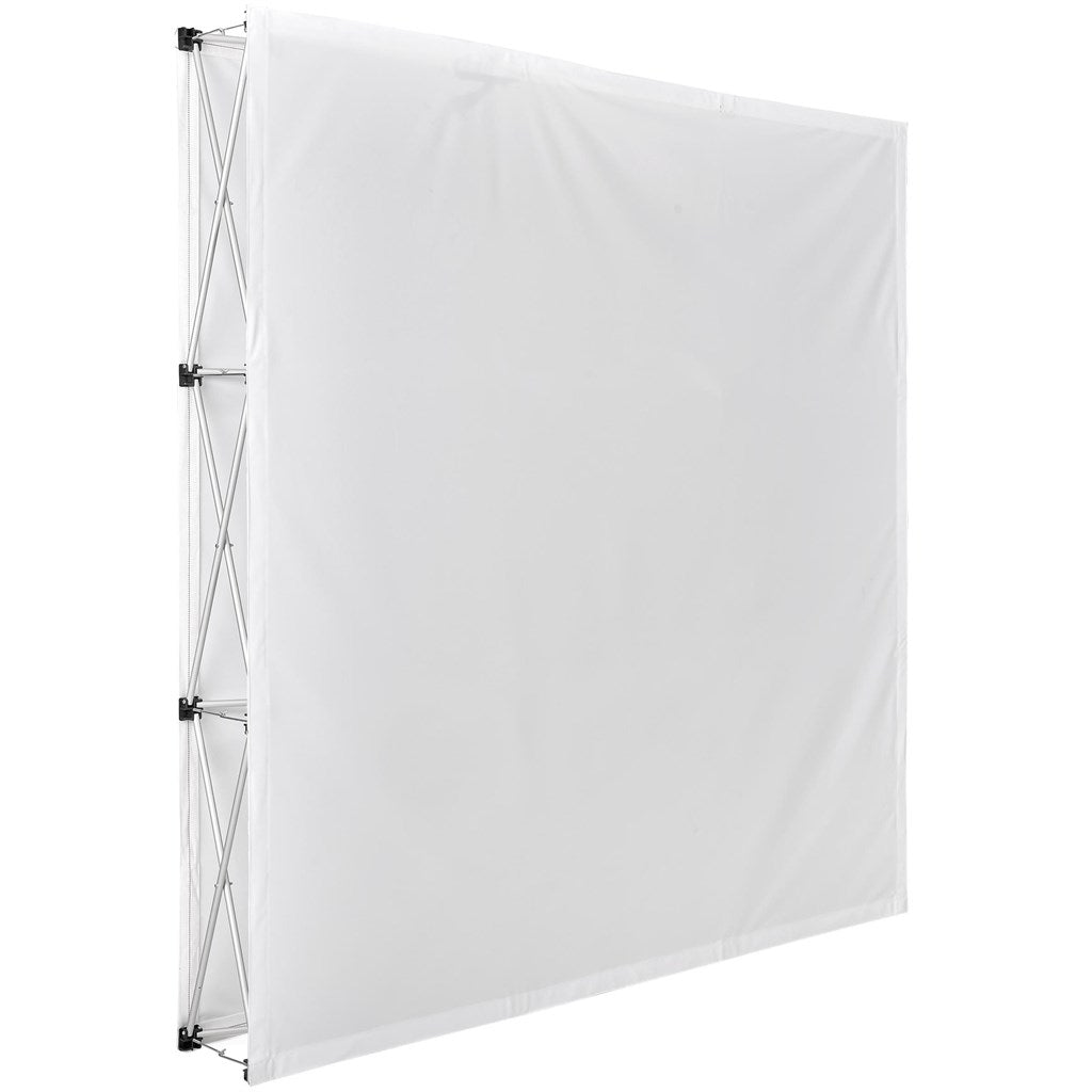 Legend Double - Sided Straight Banner Wall 2.25m x 2.25m - Brand your company Logo! Get a quote - Promo Lingo