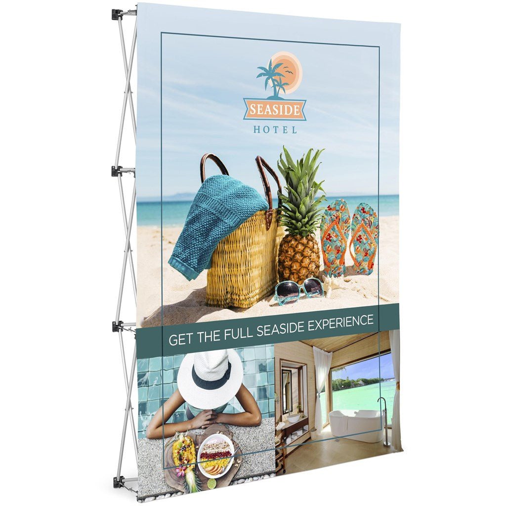 Legend Straight Banner Wall 1.52m x 2.25m - Brand your company Logo! Get a quote - Promo Lingo