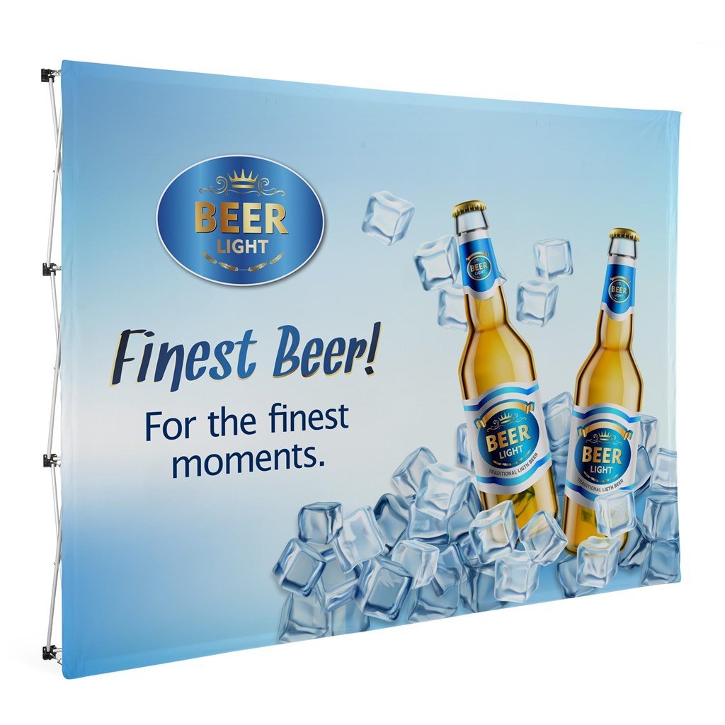 Legend Straight Banner Wall 3m x 2.25m - Brand your company Logo! Get a quote - Promo Lingo
