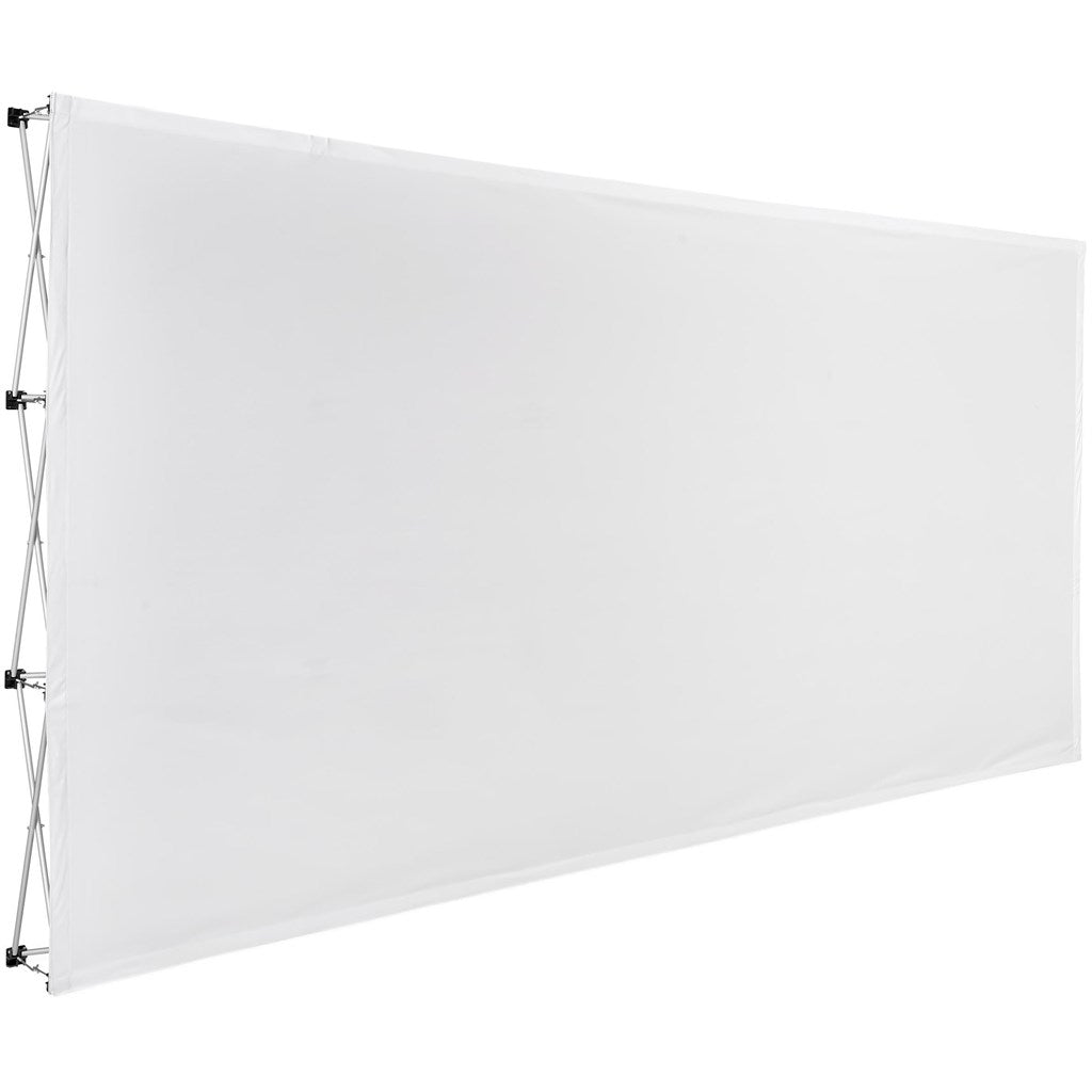 Legend Straight Banner Wall 4.45m x 2.25m - Brand your company Logo! Get a quote - Promo Lingo