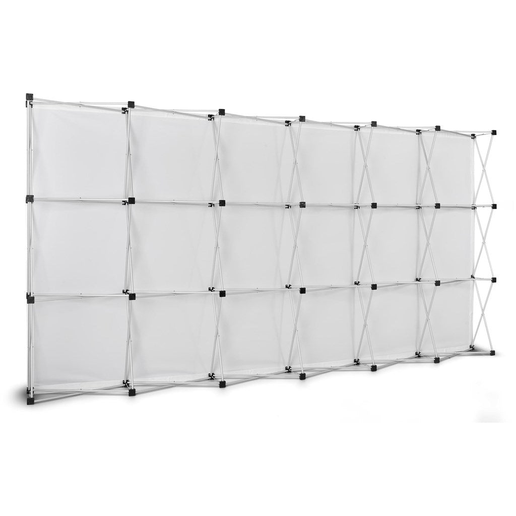 Legend Straight Banner Wall 4.45m x 2.25m - Brand your company Logo! Get a quote - Promo Lingo