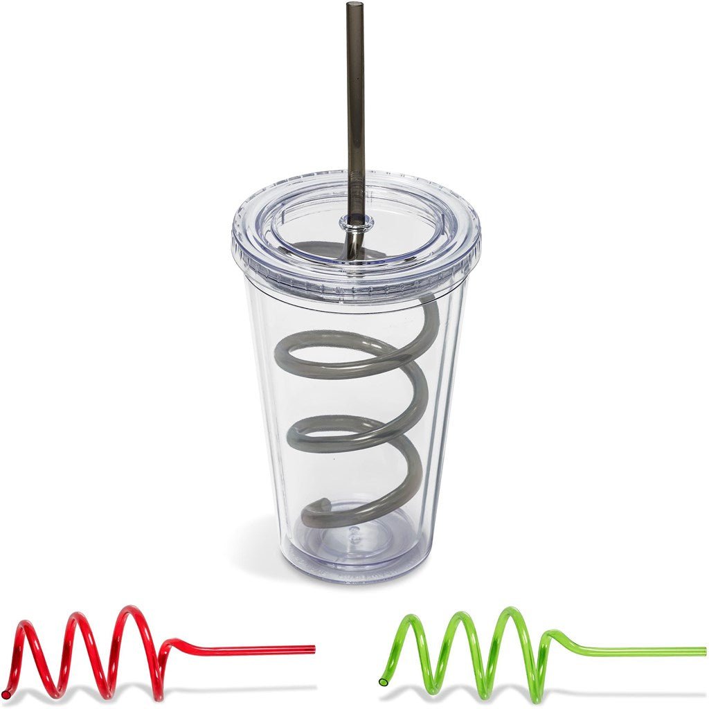 Malibu Tumbler & Twisty Straw Tumbler - Brand your company Logo! Get a quote - Promo Lingo