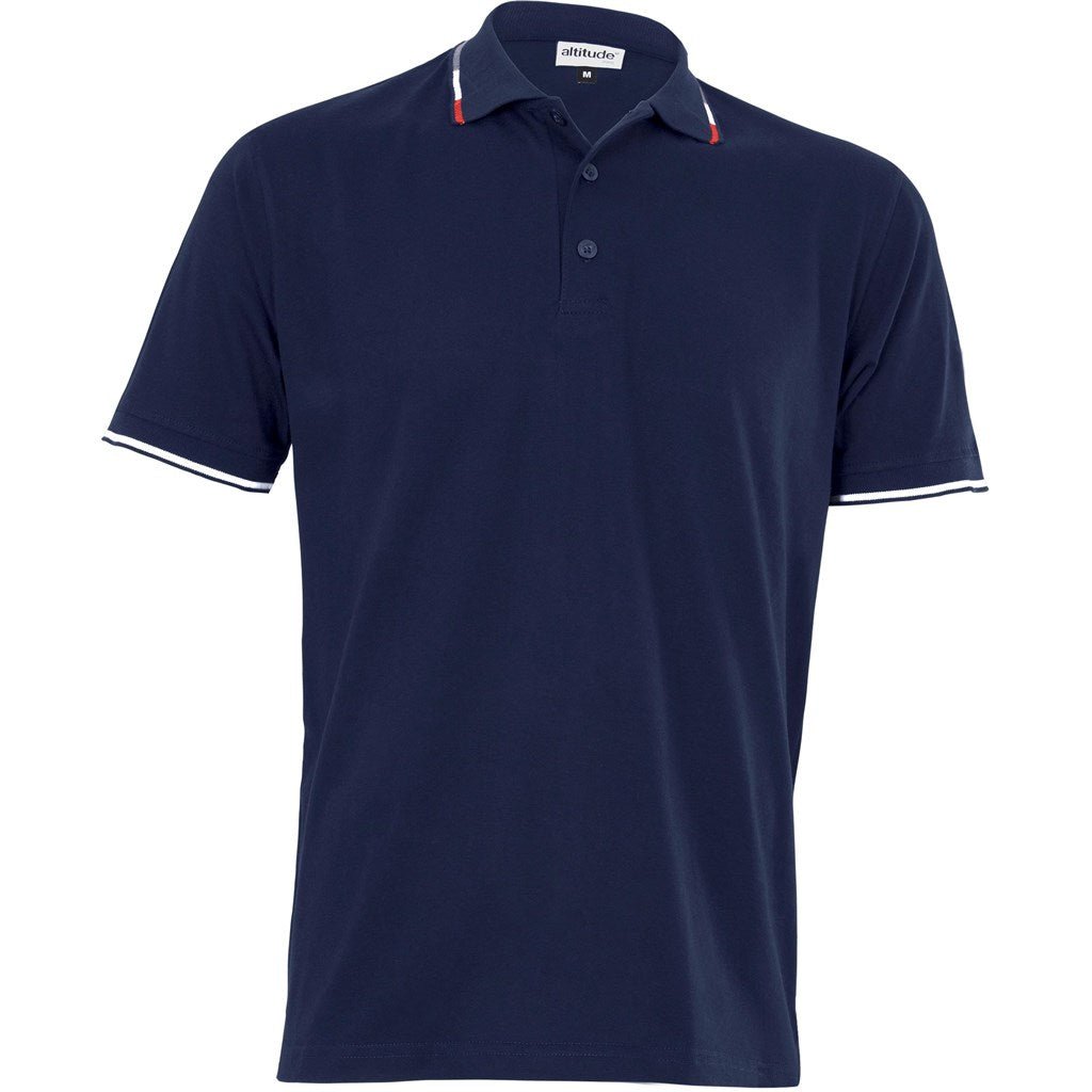 Mens Ash Golf Shirt - Navy - Brand your company Logo! Get a quote - Promo Lingo
