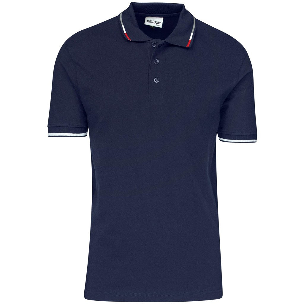 Mens Ash Golf Shirt - Navy - Brand your company Logo! Get a quote - Promo Lingo