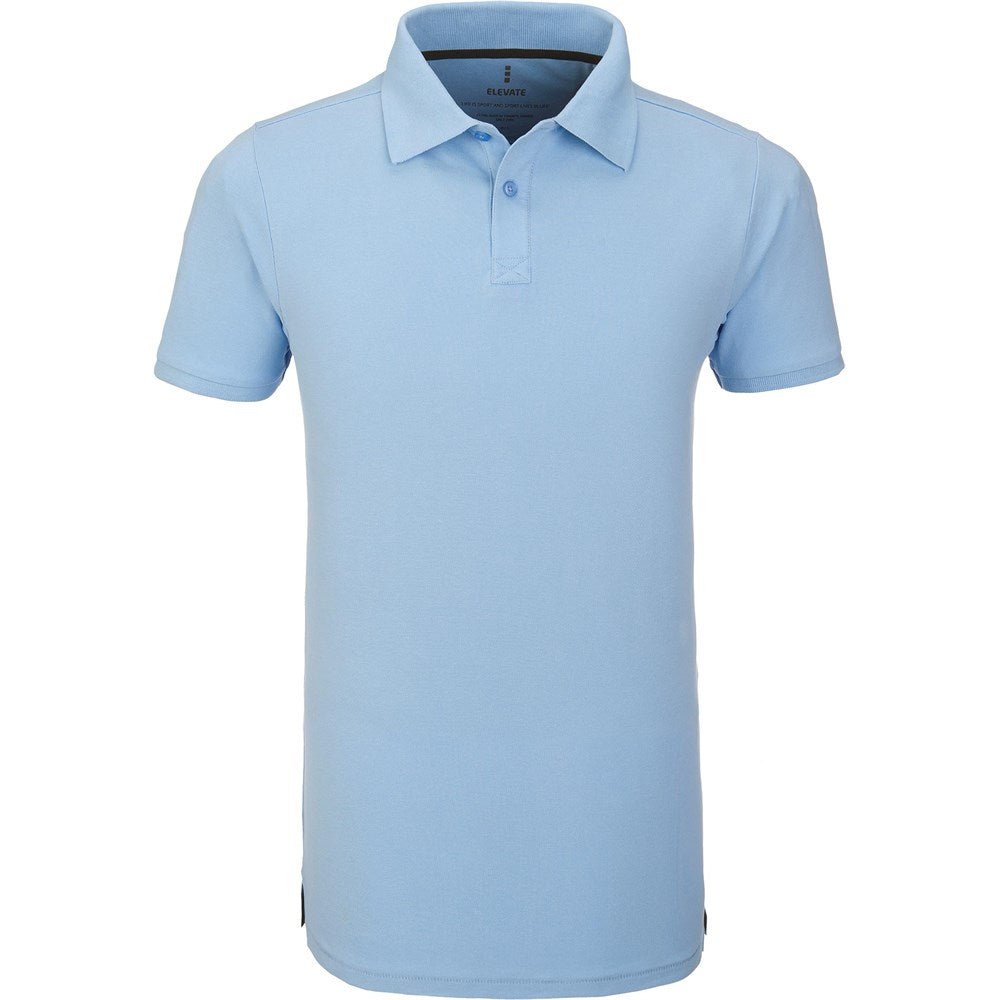 Mens Calgary Golf Shirt - Light Blue - Brand your company Logo! Get a quote - Promo Lingo