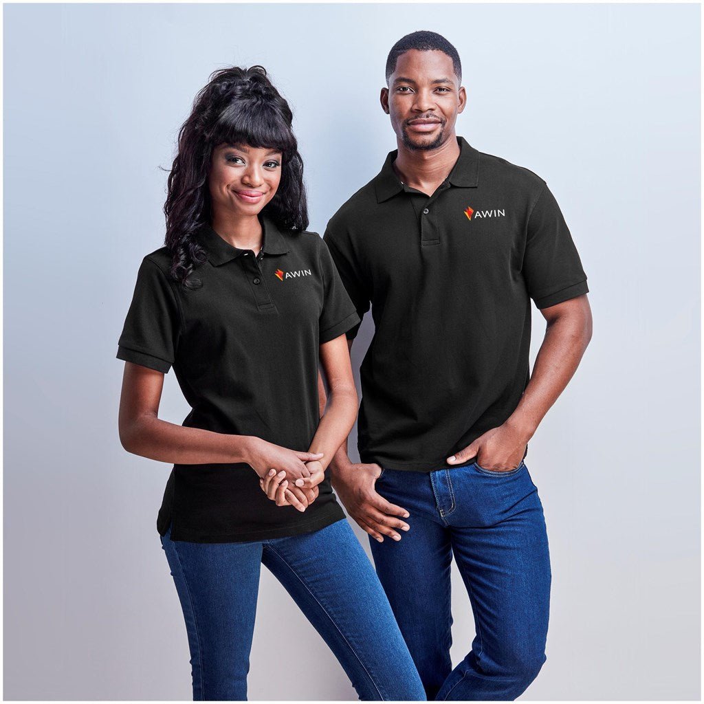 Mens Crest Golf Shirt - Brand your company Logo! Get a quote - Promo Lingo