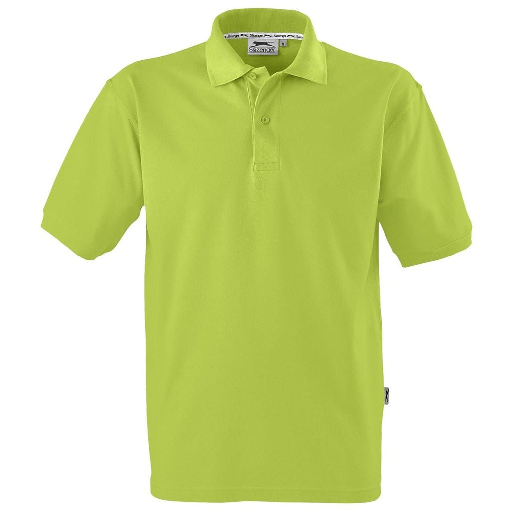 Mens Crest Golf Shirt - Green - Brand your company Logo! Get a quote - Promo Lingo