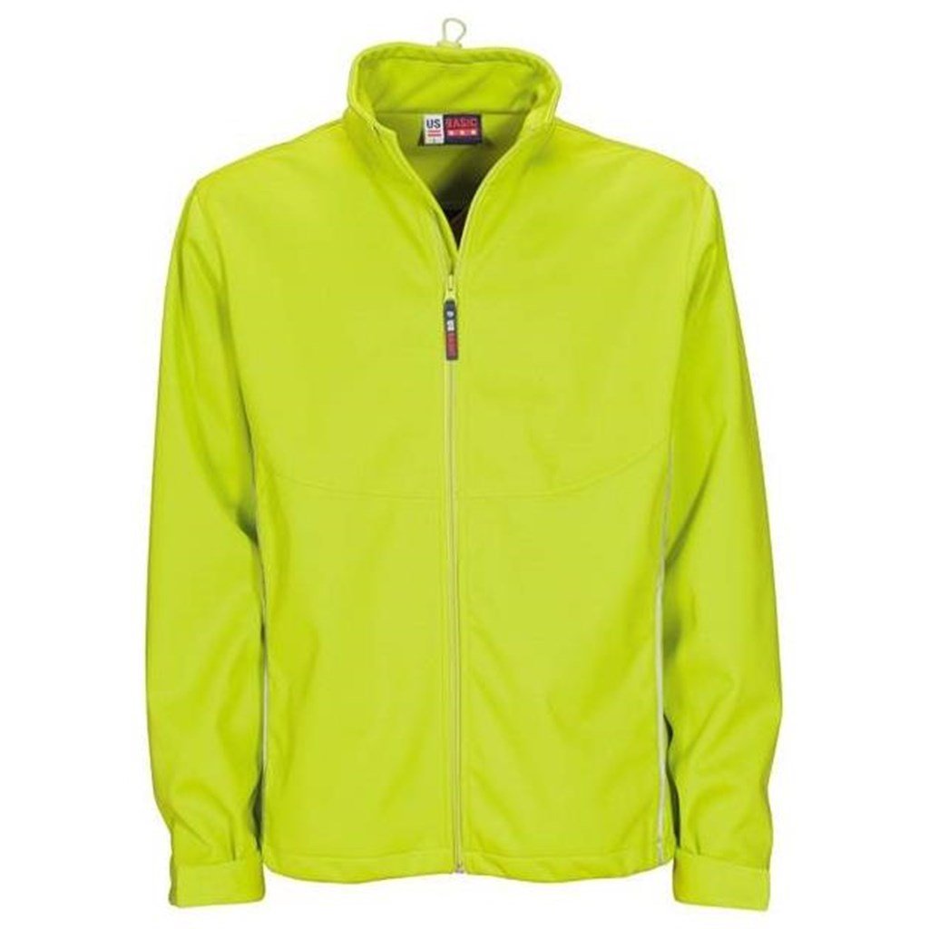 Mens Cromwell Softshell Jacket - Lime - Brand your company Logo! Get a quote - Promo Lingo
