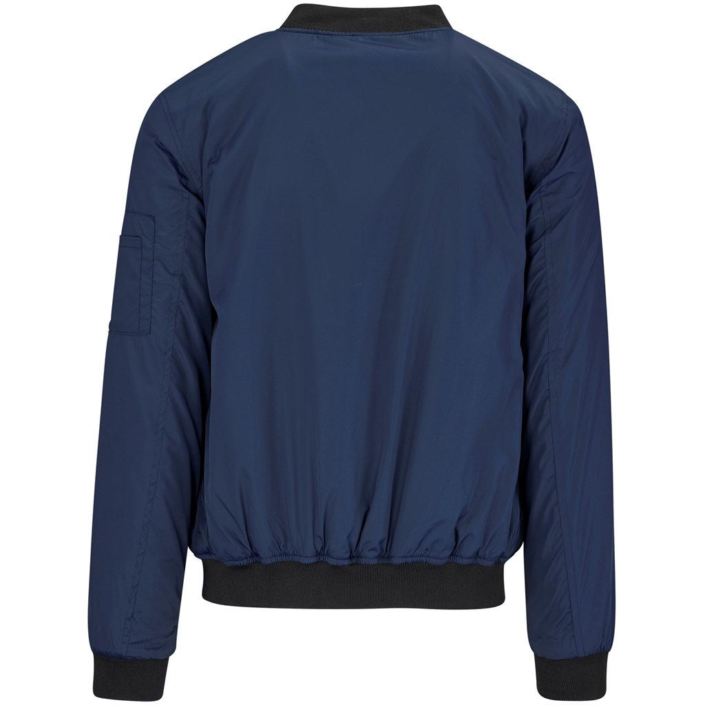 Mens Crusader Bomber Jacket - Navy - Brand your company Logo! Get a quote - Promo Lingo