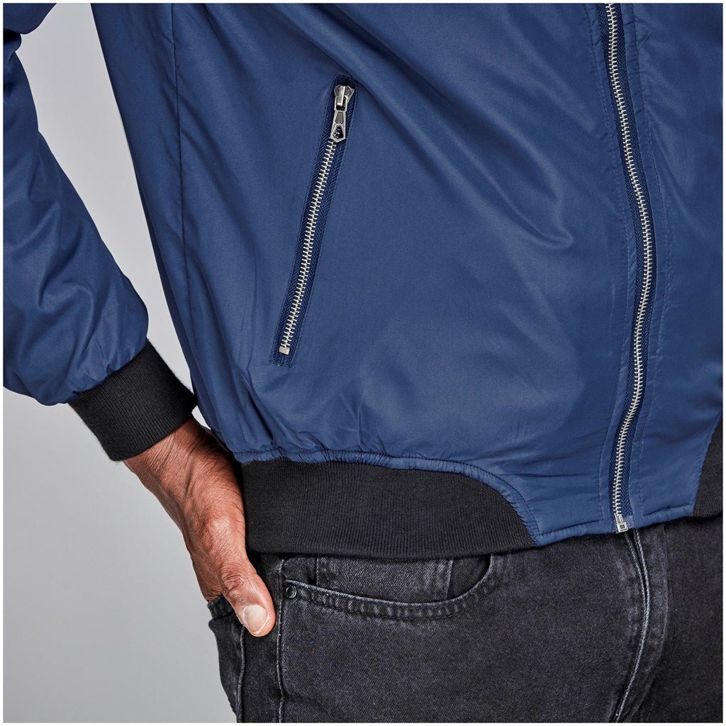 Mens Crusader Bomber Jacket - Navy - Brand your company Logo! Get a quote - Promo Lingo