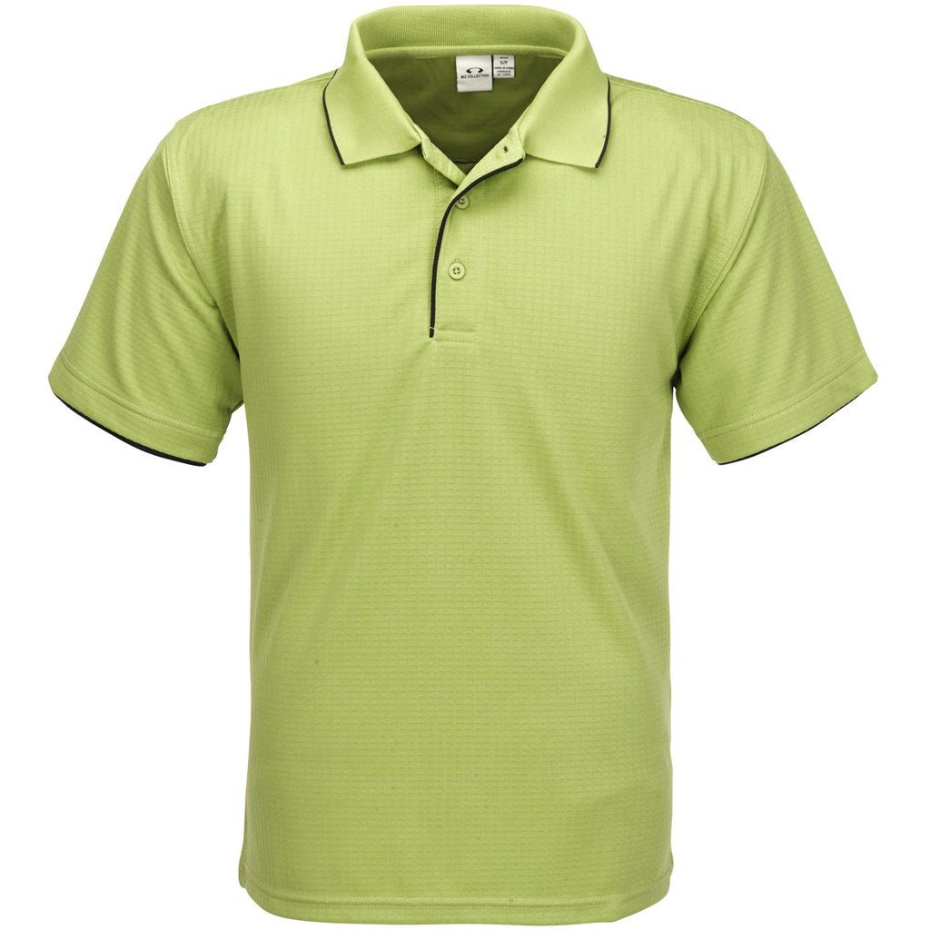 Mens Elite Golf Shirt - Lime - Brand your company Logo! Get a quote - Promo Lingo