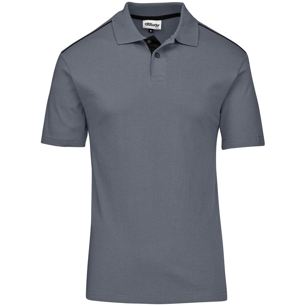 Mens Galway Golf Shirt - Grey - Brand your company Logo! Get a quote - Promo Lingo