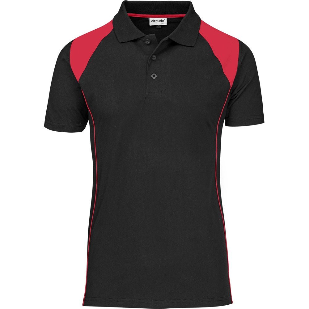 Mens Infinity Golf Shirt - Black - Brand your company Logo! Get a quote - Promo Lingo