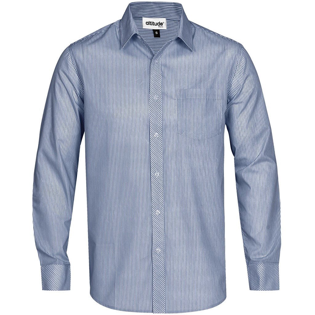 Mens Long Sleeve Birmingham Shirt - Navy - Brand your company Logo! Get a quote - Promo Lingo