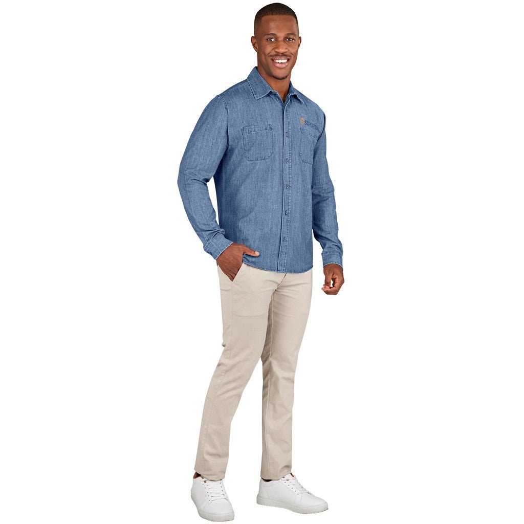 Mens Long Sleeve Eastwood Shirt - Brand your company Logo! Get a quote - Promo Lingo