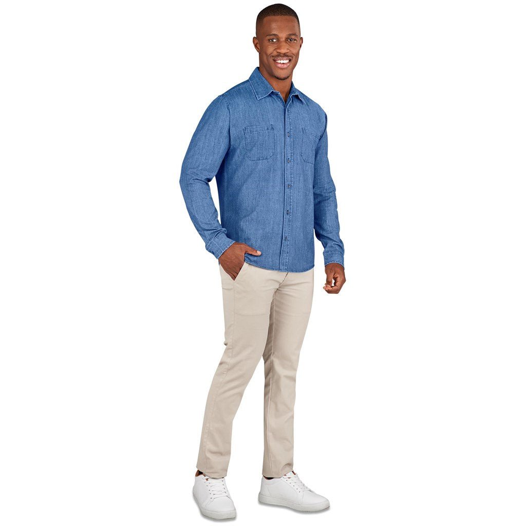 Mens Long Sleeve Eastwood Shirt - Brand your company Logo! Get a quote - Promo Lingo
