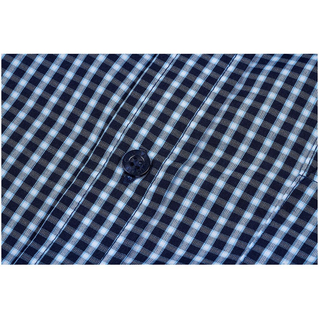 Mens Long Sleeve Kenton Shirt - Navy - Brand your company Logo! Get a quote - Promo Lingo